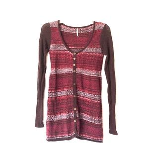 Free People Bohemian Sweater Cardigan Size Small
